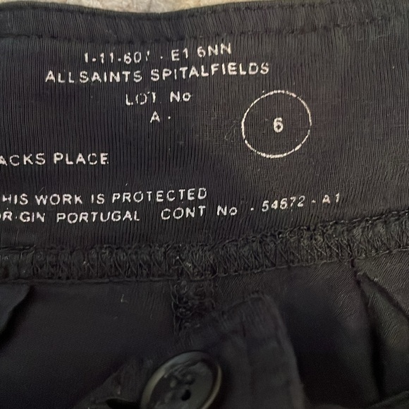 All Saints zethus hareem harem low drop crotch pants - Picture 10 of 11